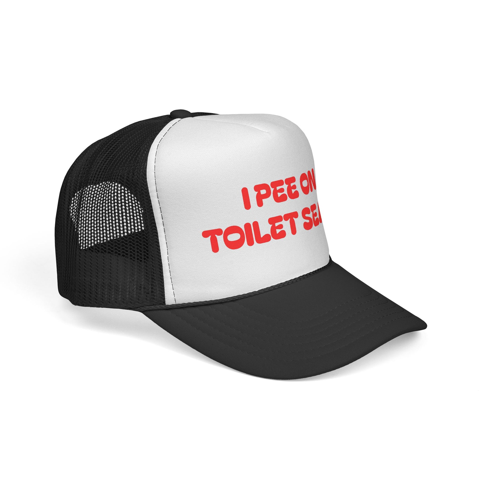 I Pee on Toilet Seats Trucker Cap | Funny Winter Hat - NautiCurl LLC