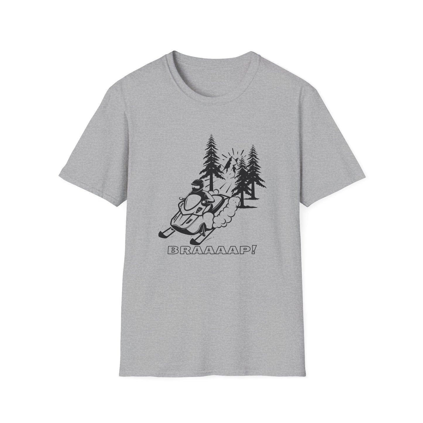 Snowmobile BRRAAAP! T-Shirt | Winter Racing Graphic - NautiCurl LLC