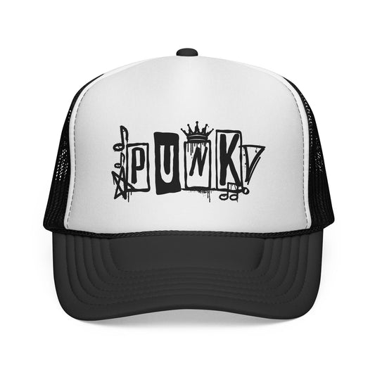 Punk Graffiti Trucker Cap | Mesh Baseball Hat