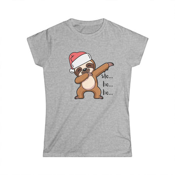 Dabbing Sloth Santa Tee | Christmas Sloth Holiday Shirt