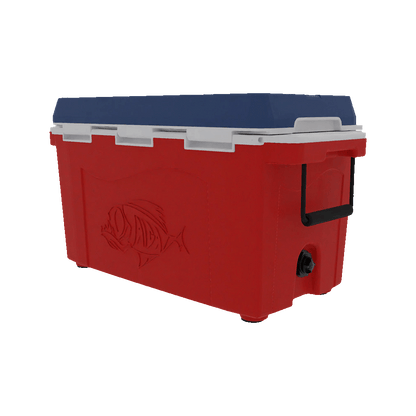 Taiga Coolers 55 Quart Red White and Blue Cooler