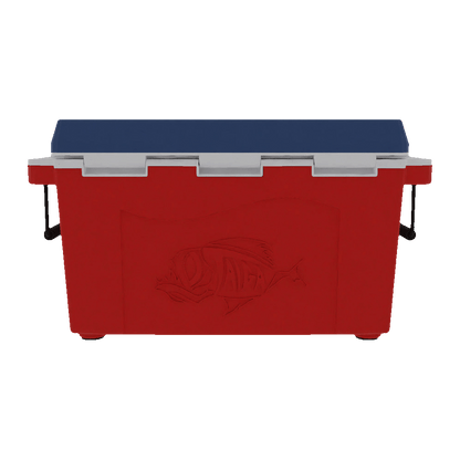 Taiga Coolers 55 Quart Red White and Blue Cooler