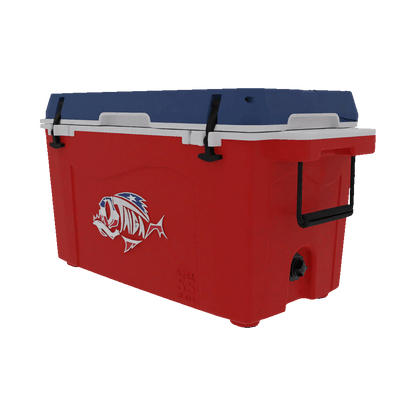 Taiga Coolers 55 Quart Red White and Blue Cooler