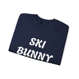 Ski Bunny Sweatshirt | Retro Script Winter Typography