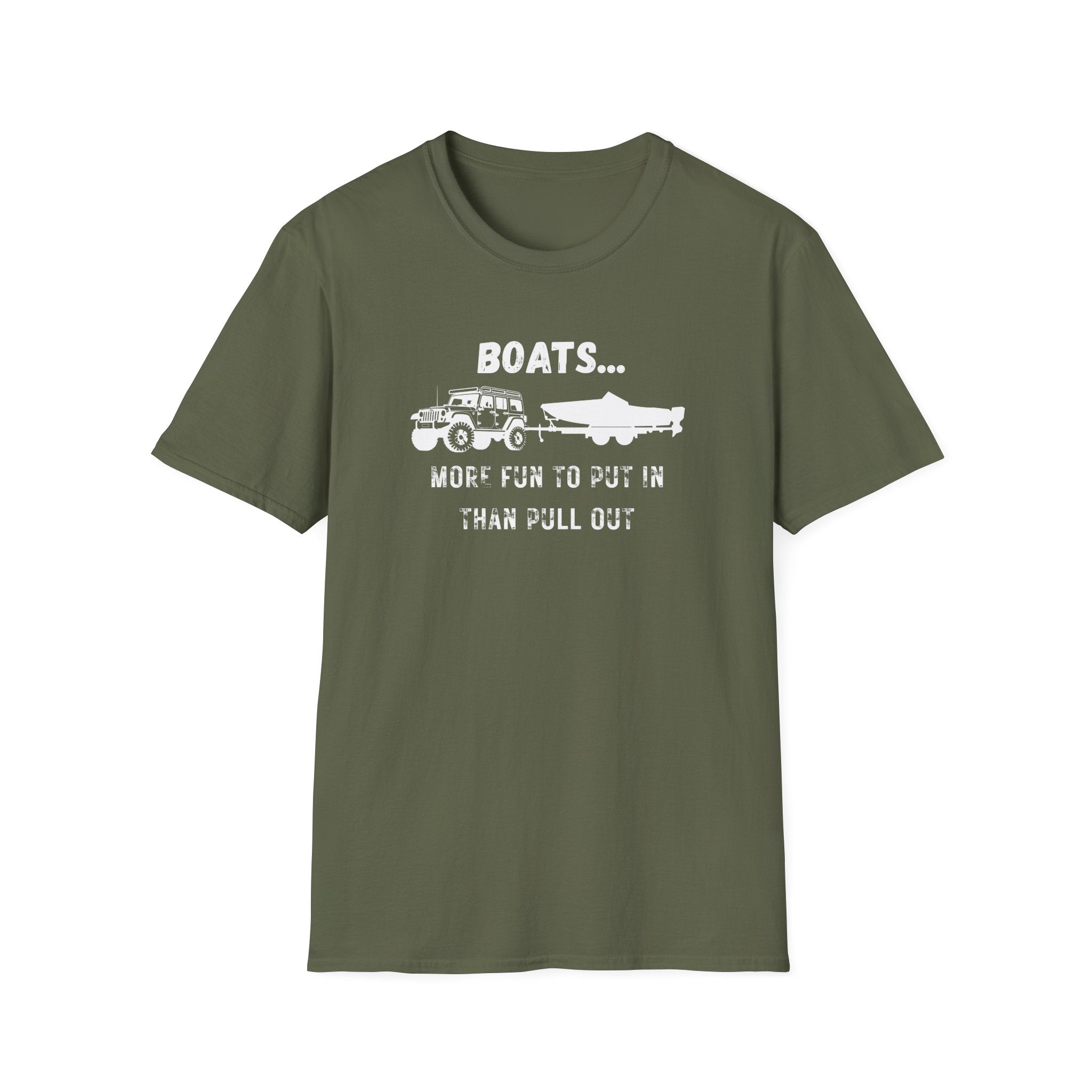 Boats...More Fun To Put in Than Pull Out T-Shirt | Funny Witty Tee