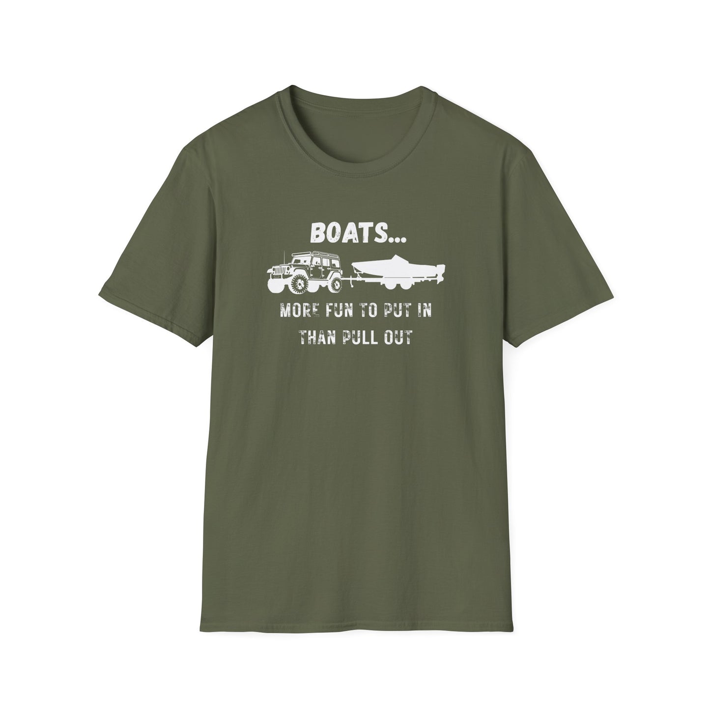 Boats...More Fun To Put in Than Pull Out T-Shirt | Funny Witty Tee - NautiCurl LLC