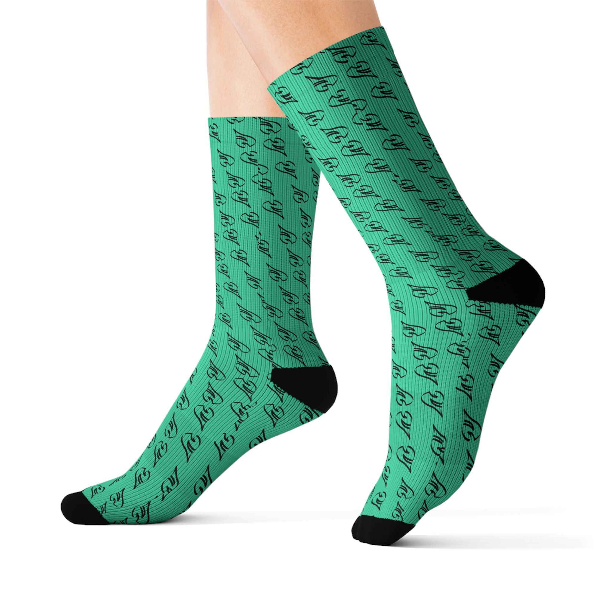 NautiCurl Drop Pattern Socks | Sublimation Printed Socks