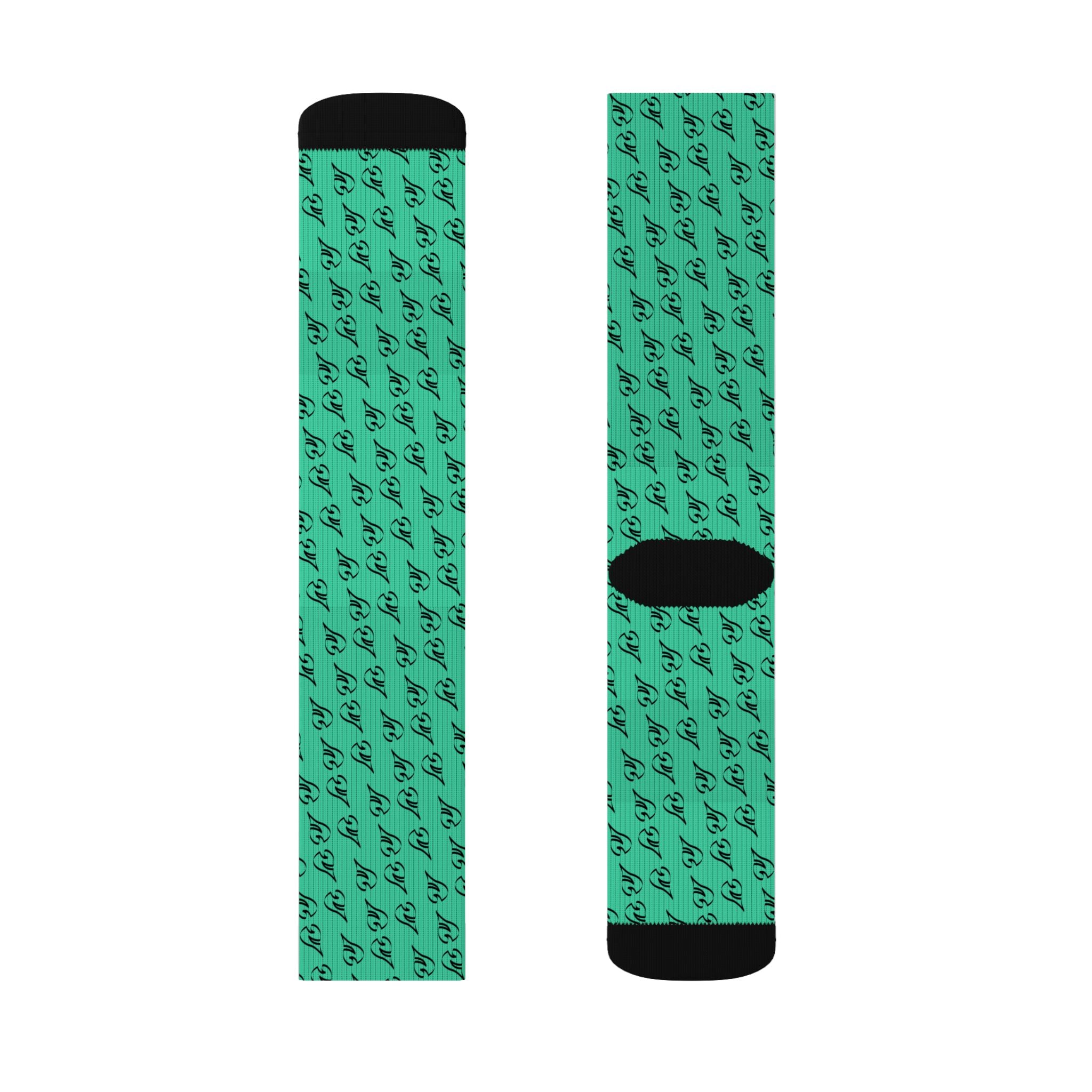NautiCurl Drop Pattern Socks | Sublimation Printed Socks