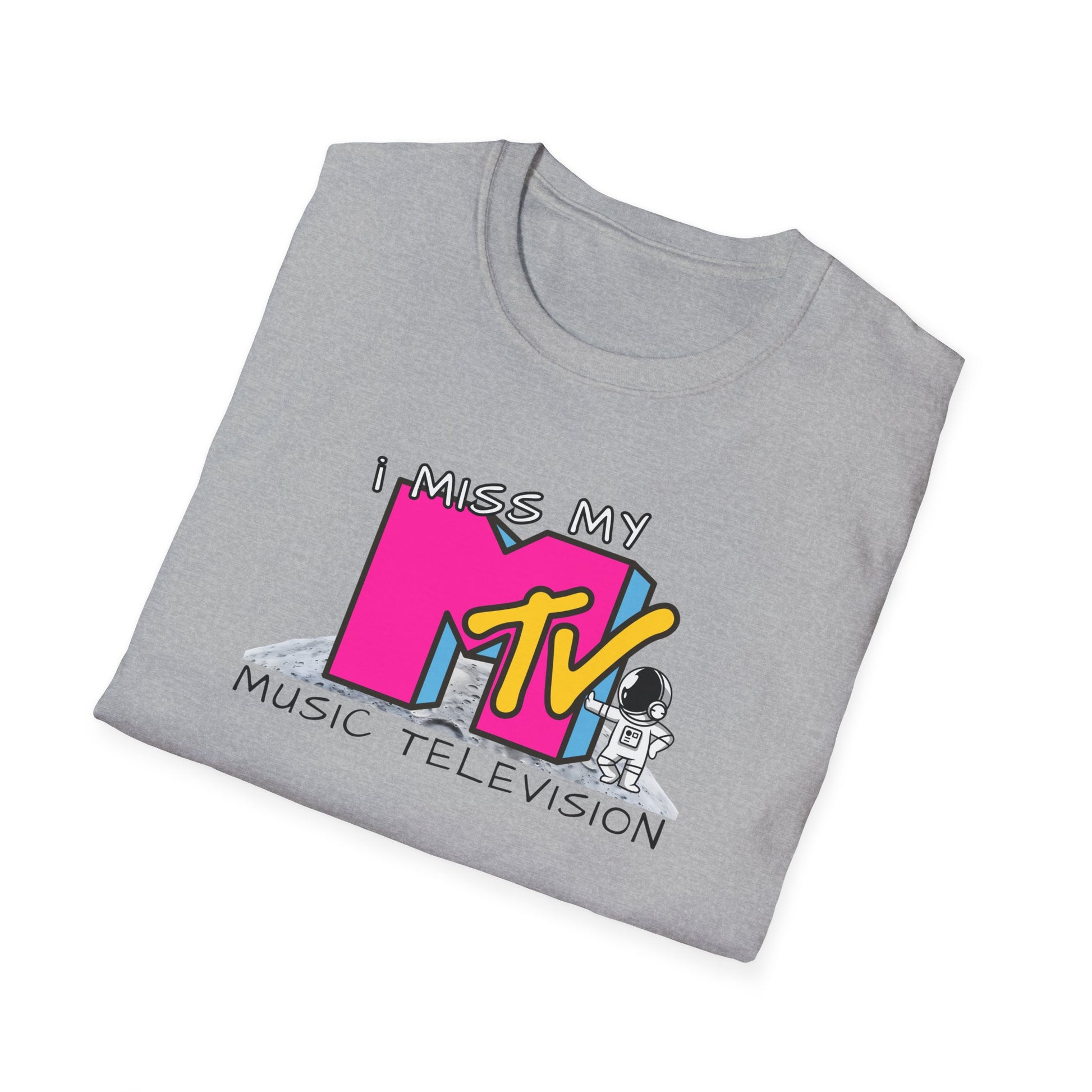 I Miss My MTV T-Shirt | Retro 80s MTV Logo Music Television Tee - NautiCurl LLC