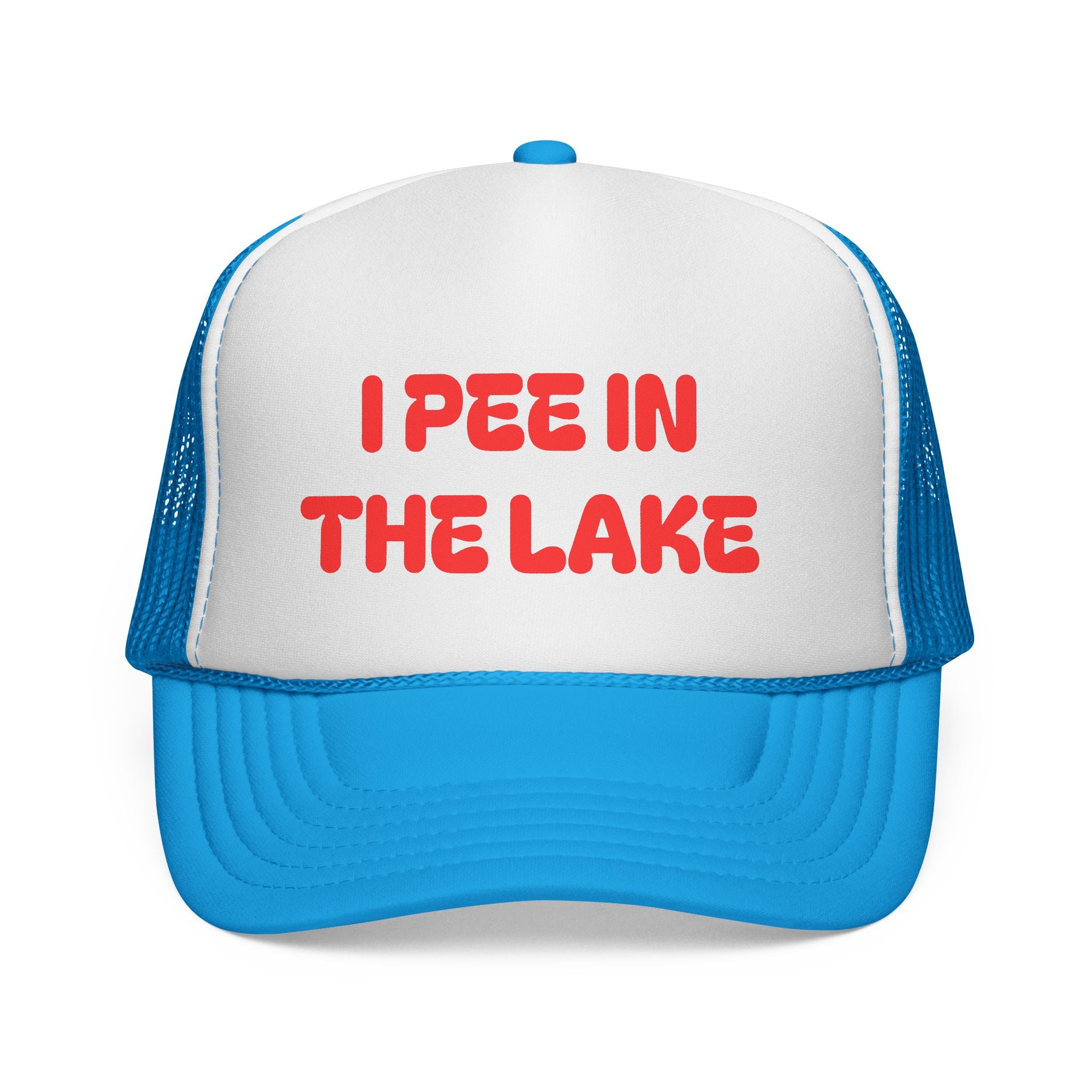 I Pee in the Lake Trucker Cap | Funny Winter Hat