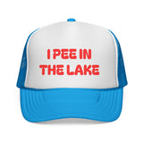 I Pee in the Lake Trucker Cap | Funny Winter Hat