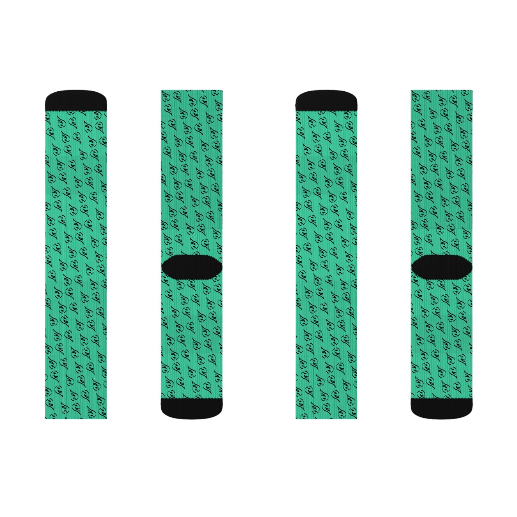 NautiCurl Drop Pattern Socks | Sublimation Printed Socks