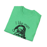I Like Men With Beards T-Shirt | Santa Beard Holiday Tee