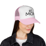 Number #1 Mom Trucker Cap | Mesh Baseball Hat