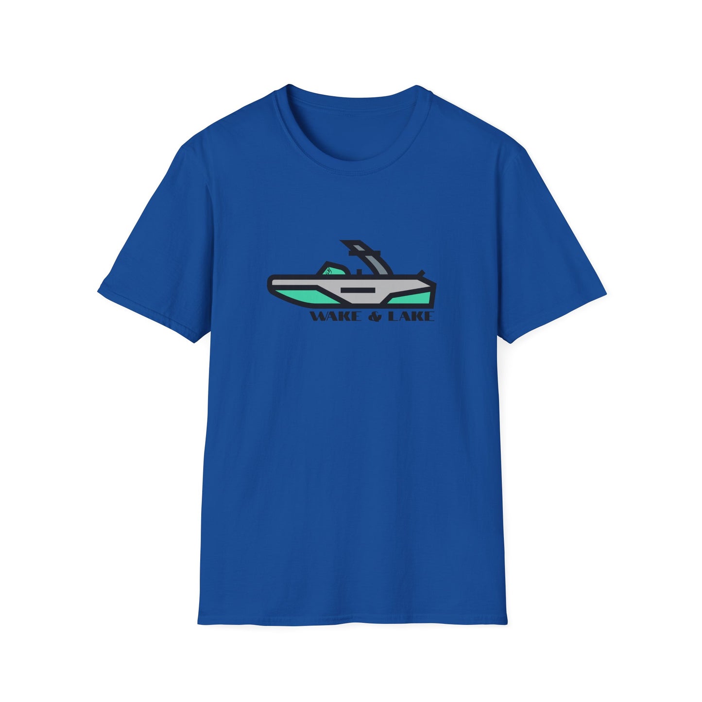 Wake & Lake Boat T‑Shirt — Wakeboard & Wakesurf / Lake Life Graphic Tee