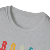 Rope Duty shaka hand T-Shirt | WakeSurf Retro Stripe Design