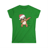Dabbing Sloth Santa Tee | Christmas Sloth Holiday Shirt