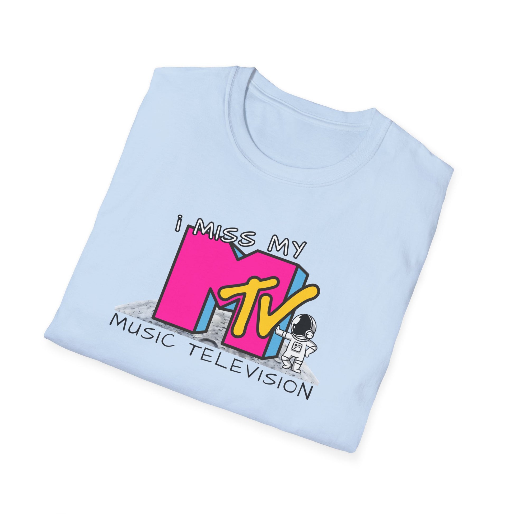 I Miss My MTV T-Shirt | Retro 80s MTV Logo Music Television Tee - NautiCurl LLC