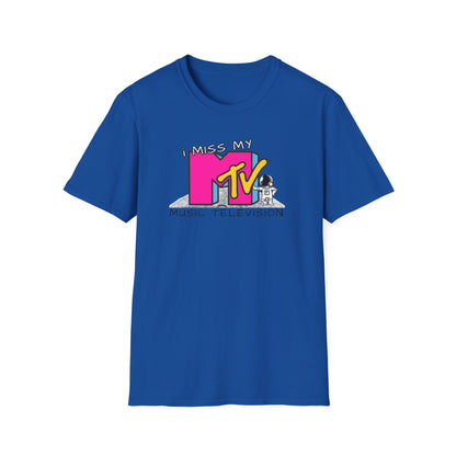 I Miss My MTV T-Shirt | Retro 80s MTV Logo Music Television Tee - NautiCurl LLC