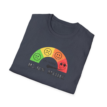 UV Index Burn Mode T-Shirt | Sun Safety Graphic Tee - NautiCurl LLC