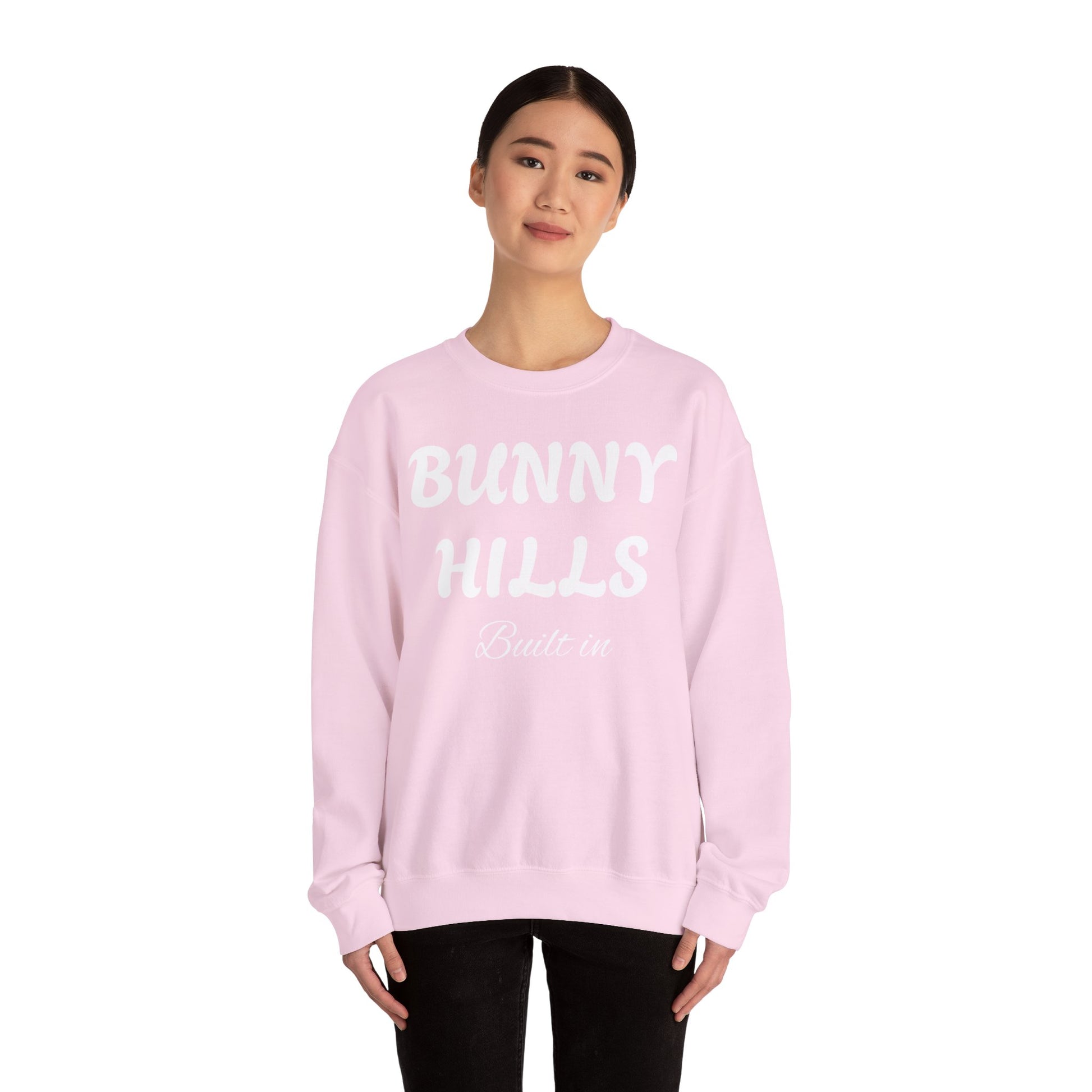 Bunny Hills Sweatshirt | Retro Script Winter Typography - NautiCurl LLC