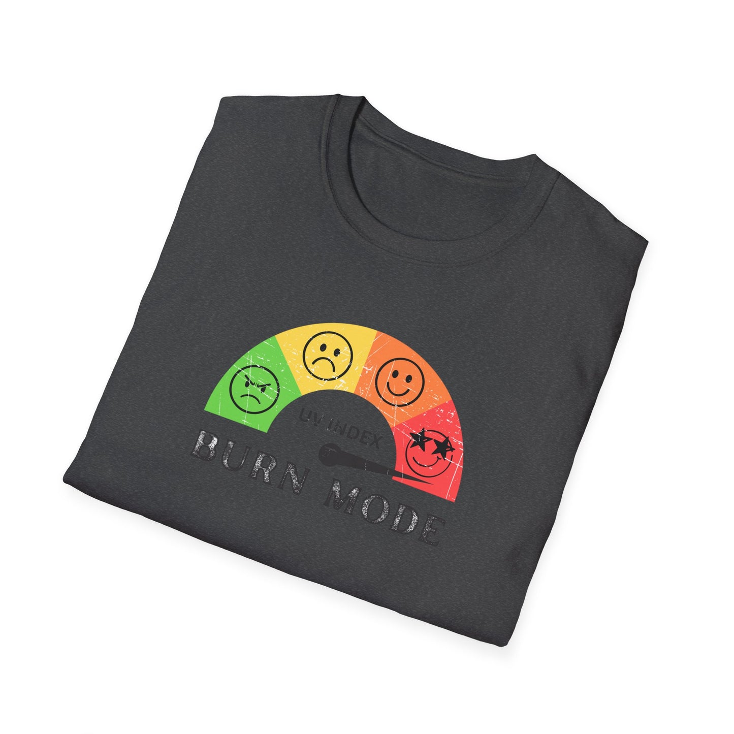 UV Index Burn Mode T-Shirt | Sun Safety Graphic Tee - NautiCurl LLC