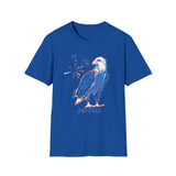 Patriotic Bald Eagle T-Shirt | America sketch with fireworks