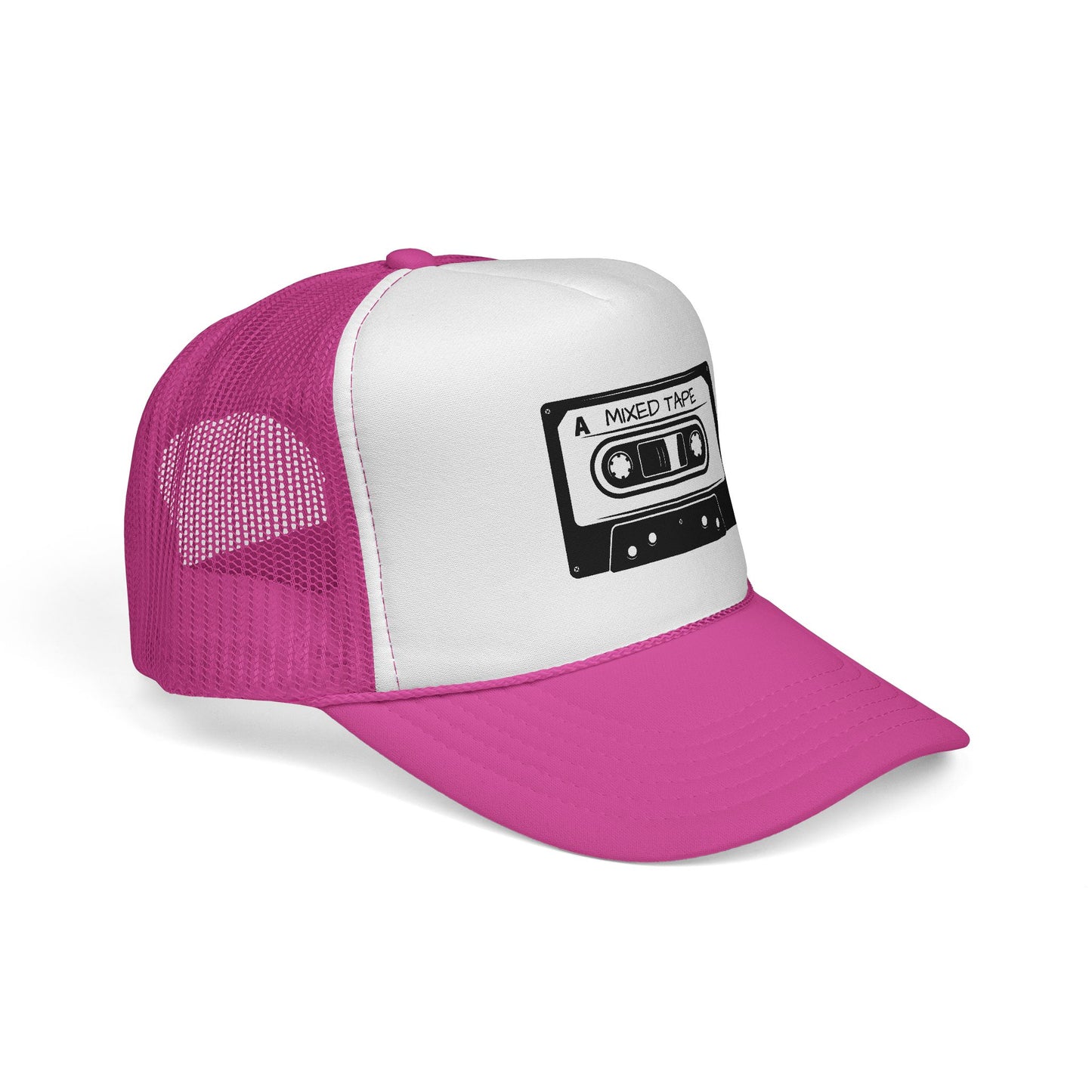 Mixed Tape Cassette Trucker Cap | Mesh Trucker - NautiCurl LLC