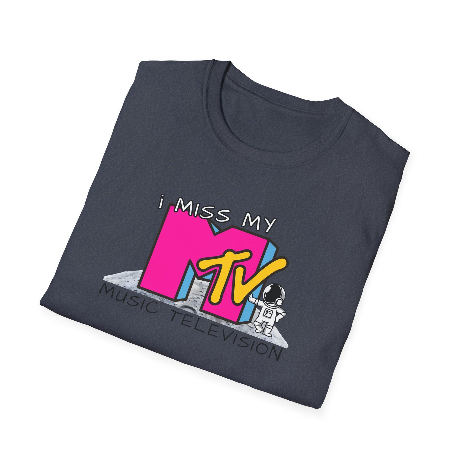 I Miss My MTV T-Shirt | Retro 80s MTV Logo Music Television Tee - NautiCurl LLC