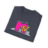 I Miss My MTV T-Shirt | Retro 80s MTV Logo Music Television Tee