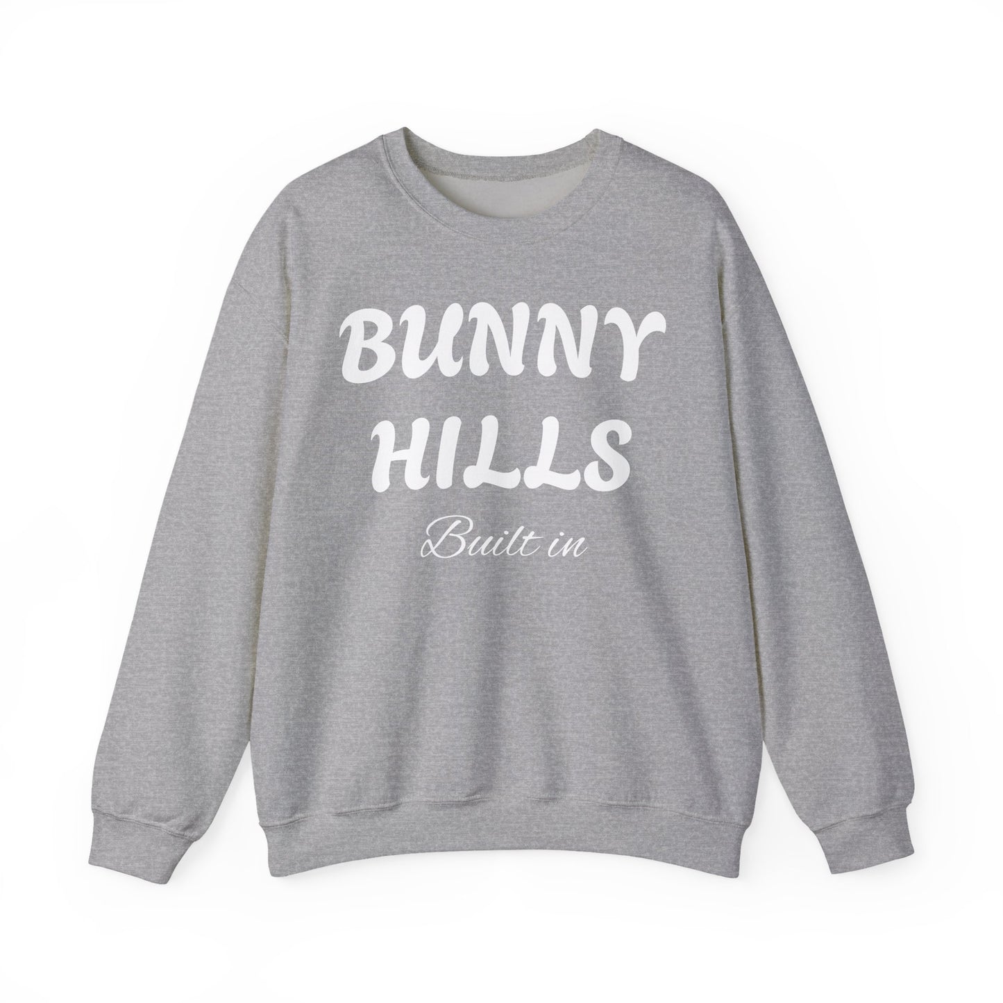 Bunny Hills Sweatshirt | Retro Script Winter Typography - NautiCurl LLC