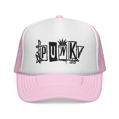 Punk Graffiti Trucker Cap | Mesh Baseball Hat