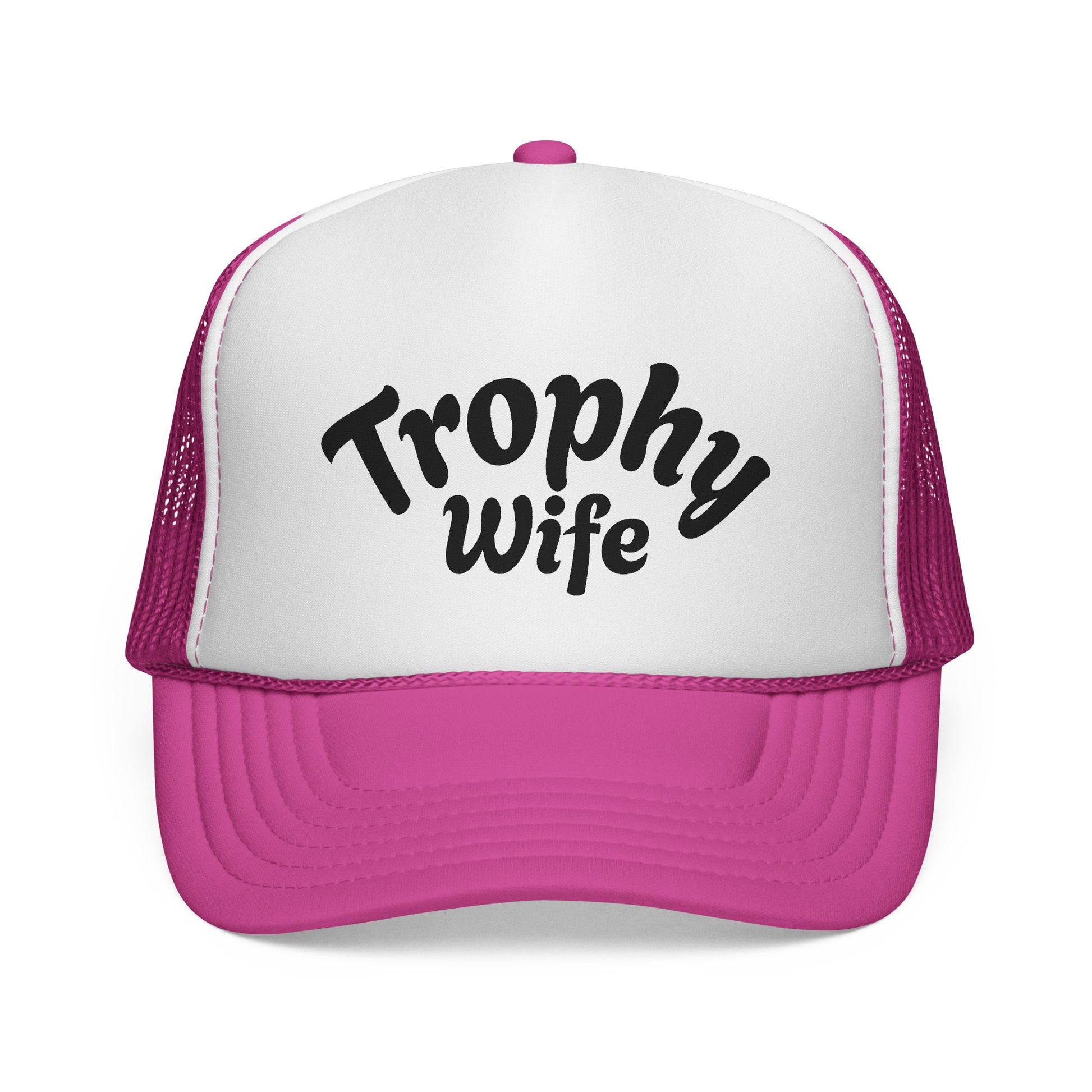 Trophy WifeTrucker Cap | Mesh Baseball Hat - NautiCurl LLC