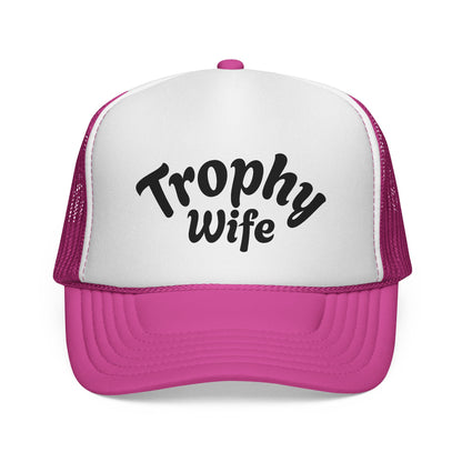 Trophy WifeTrucker Cap | Mesh Baseball Hat - NautiCurl LLC
