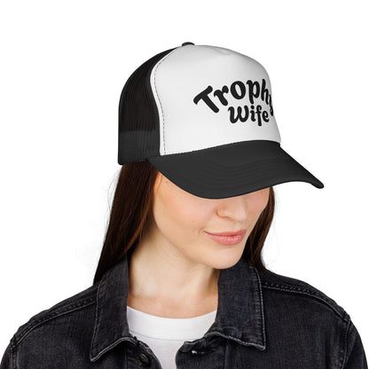 Trophy WifeTrucker Cap | Mesh Baseball Hat - NautiCurl LLC