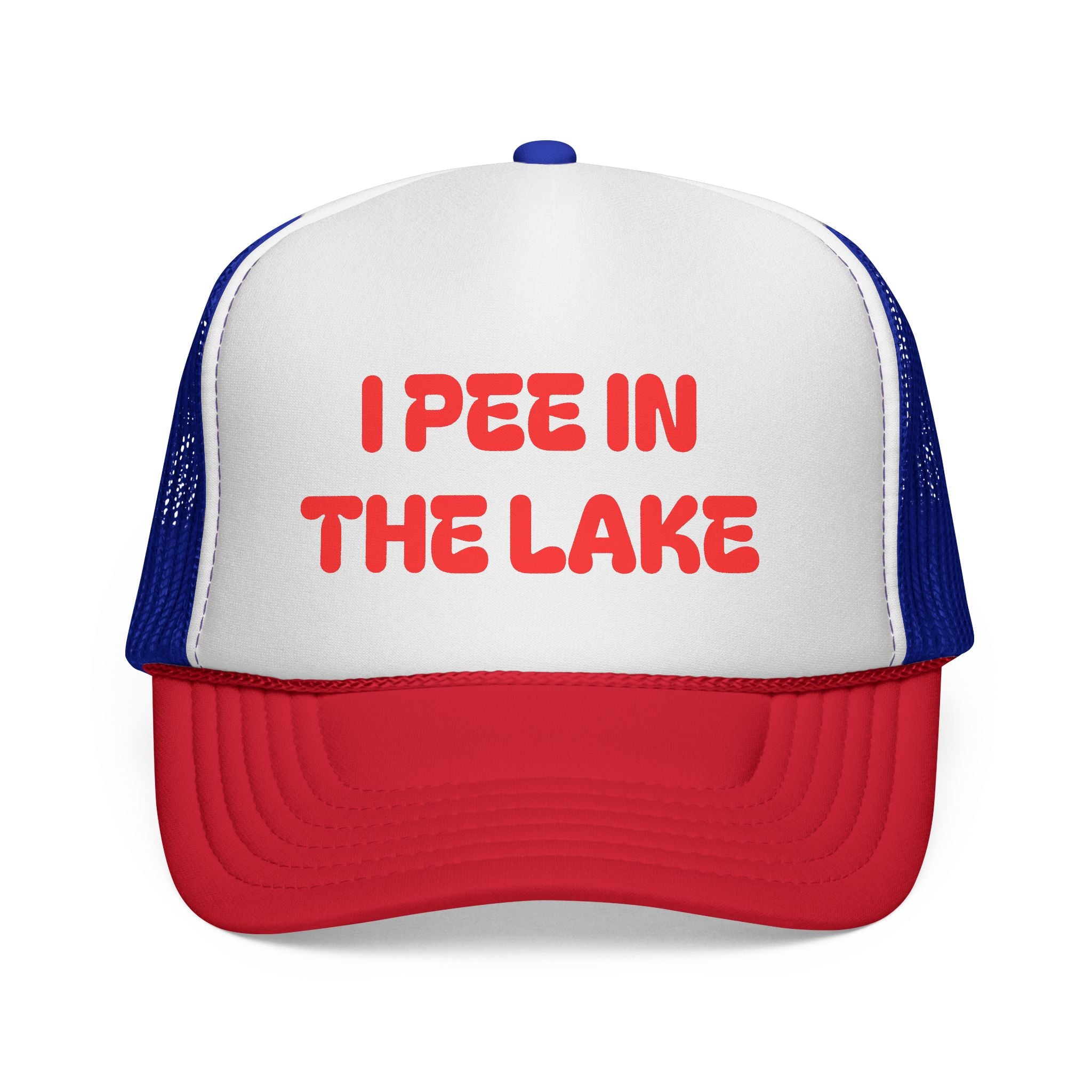 I Pee in the Lake Trucker Cap | Funny Winter Hat