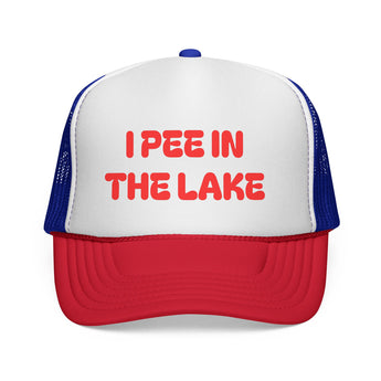 I Pee in the Lake Trucker Cap | Funny Winter Hat
