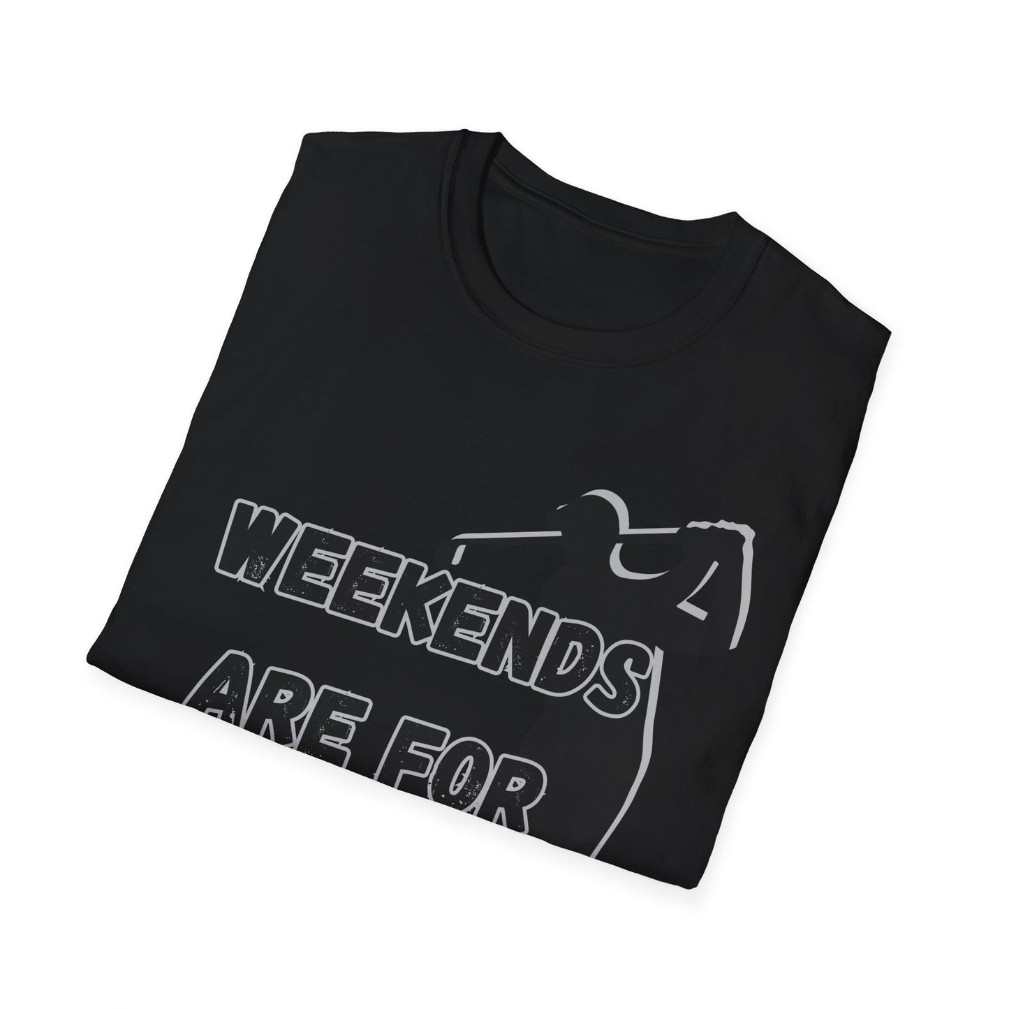 Weekends Are For Wedges T-Shirt | Golf Golfer Silhouette - NautiCurl LLC
