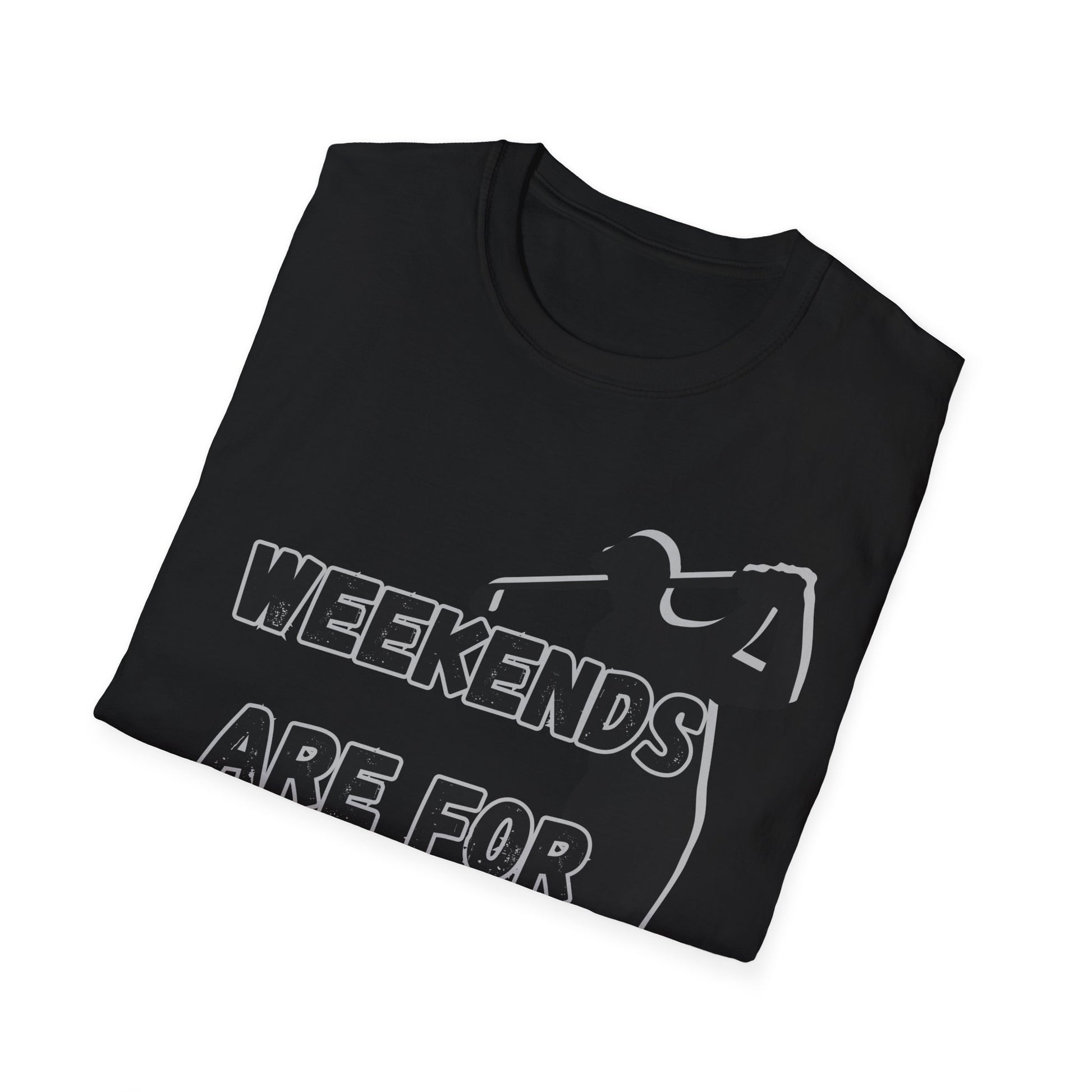 Weekends Are For Wedges T-Shirt | Golf Golfer Silhouette - NautiCurl LLC