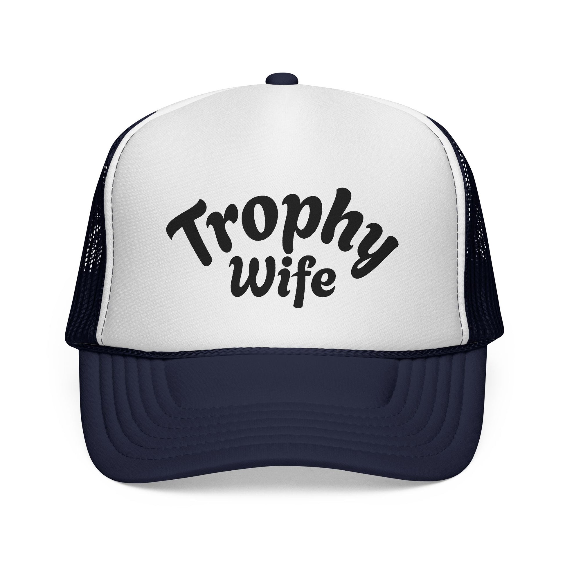Trophy WifeTrucker Cap | Mesh Baseball Hat - NautiCurl LLC