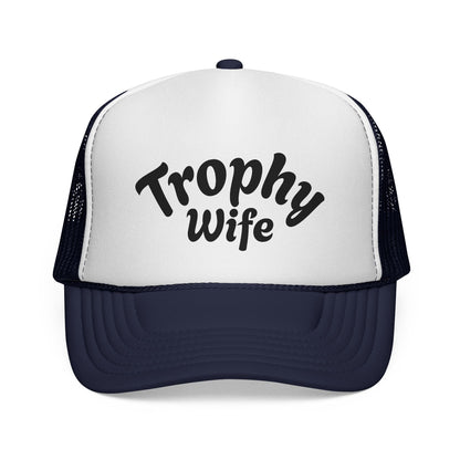 Trophy WifeTrucker Cap | Mesh Baseball Hat - NautiCurl LLC