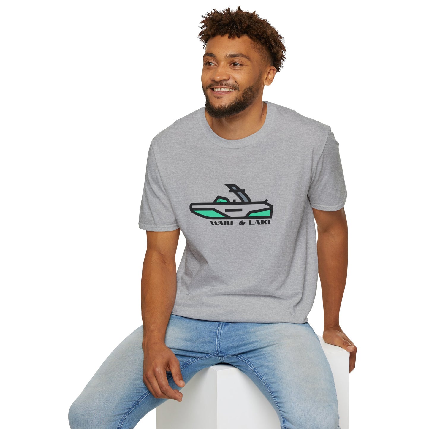 Wake & Lake Boat T‑Shirt — Wakeboard & Wakesurf / Lake Life Graphic Tee