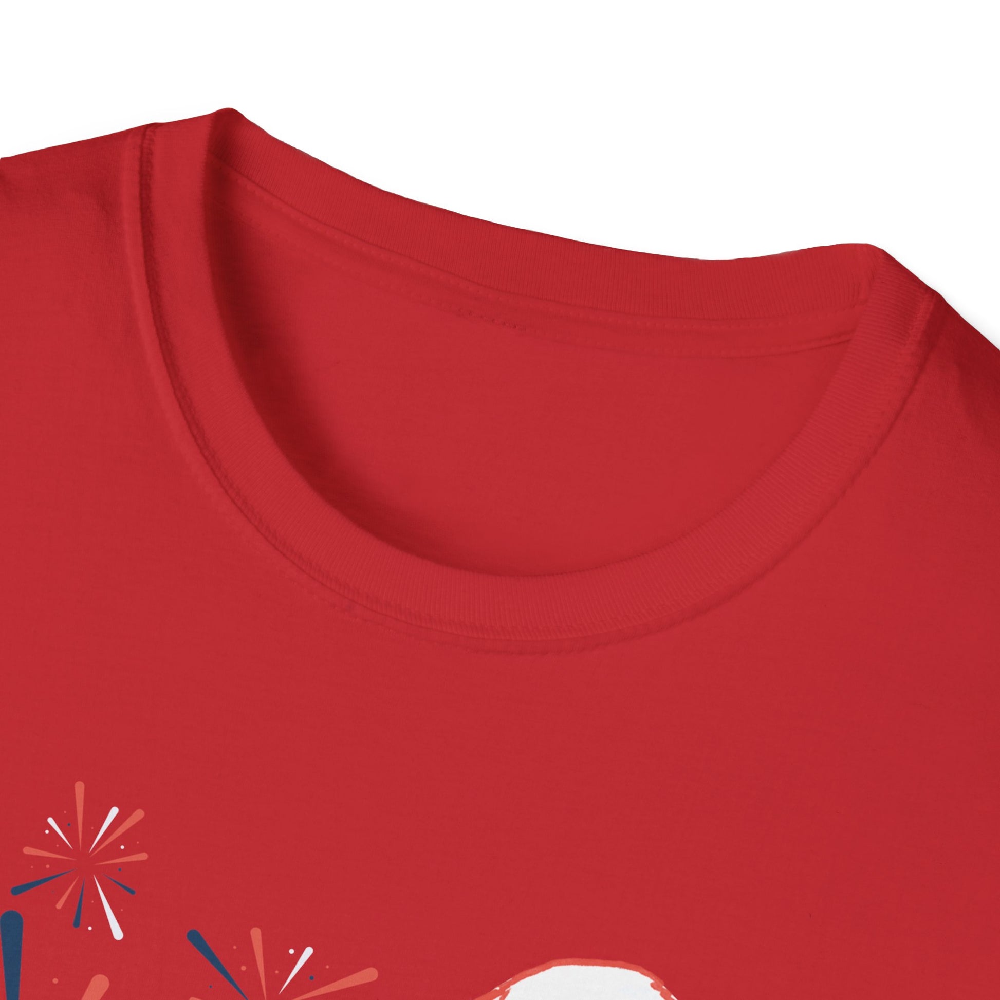 Patriotic Bald Eagle T-Shirt | America sketch with fireworks - NautiCurl LLC
