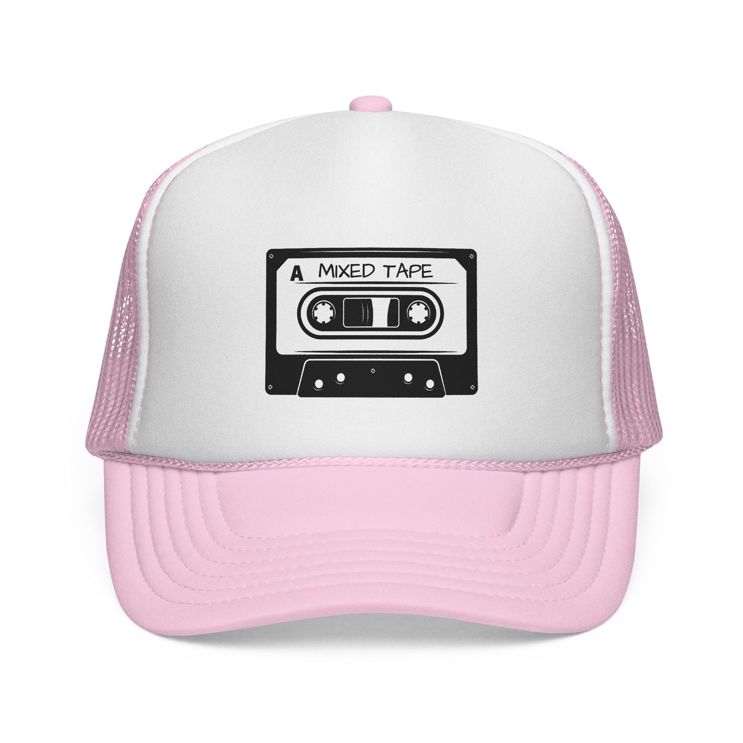 Mixed Tape Cassette Trucker Cap | Mesh Trucker - NautiCurl LLC
