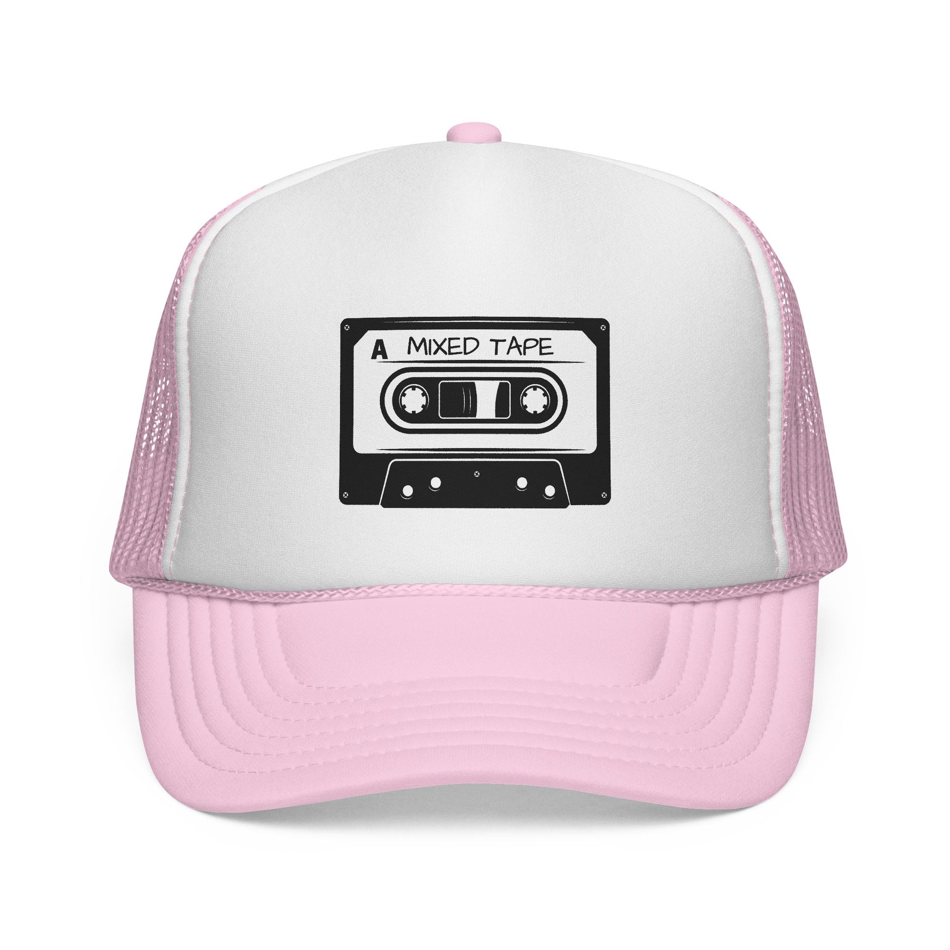 Mixed Tape Cassette Trucker Cap | Mesh Trucker - NautiCurl LLC