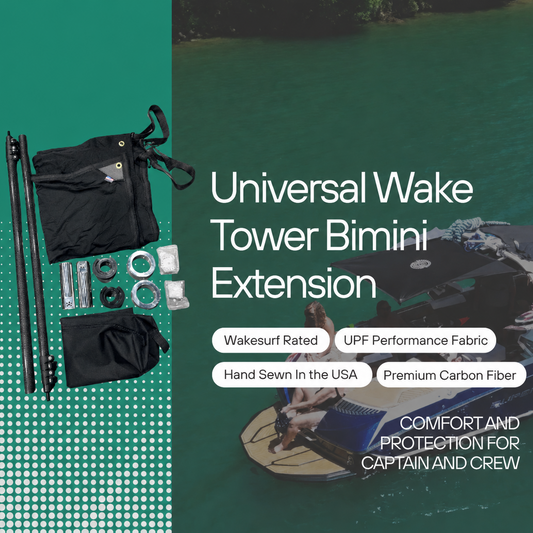 Wake Boat Universal Bimini Extension