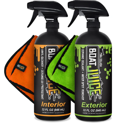 Boat Juice - Exterior & Interior Boat Cleaner Necessity Kit - NautiCurl LLC