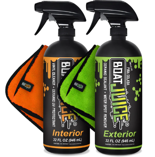 Boat Juice - Exterior & Interior Boat Cleaner Necessity Kit - NautiCurl LLC