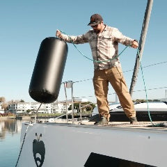 Cylinder Inflatable Fender w/Neo Cover - NautiCurl LLC