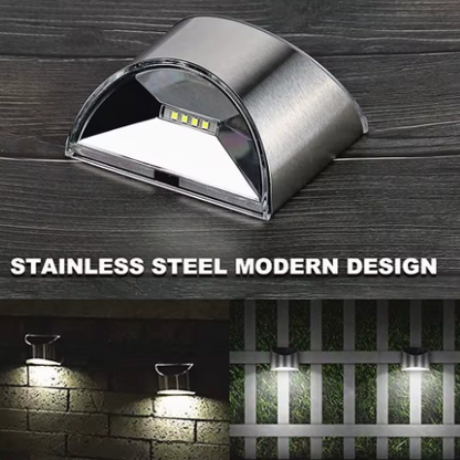 LED Dock & Deck Side Mount Lights - Solar Powered Light (2-Pack) - NautiCurl LLC